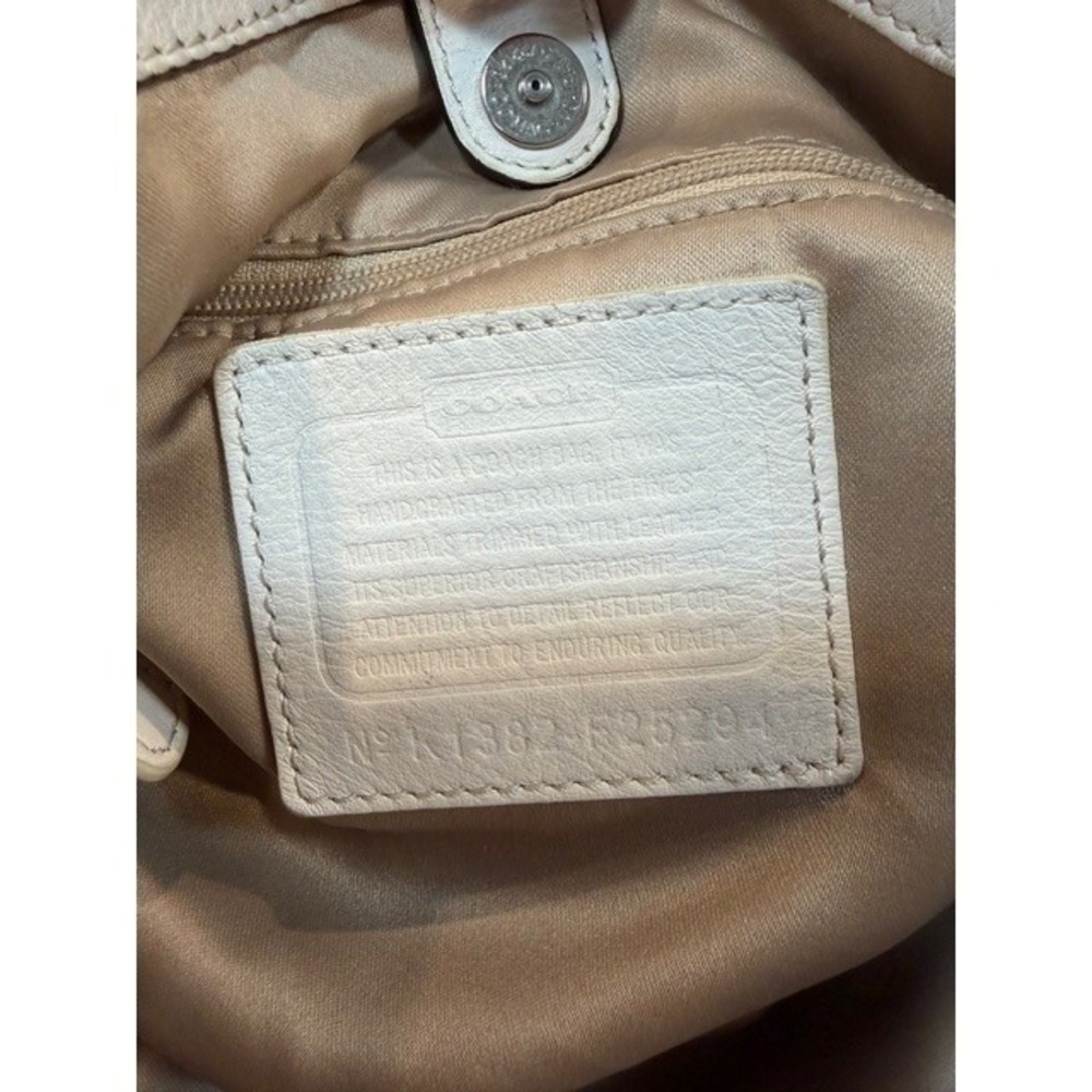 Coach Campbell Belle Carryall F25294 Champagne Signature Sateen Y2K Tote - Picture 6 of 8